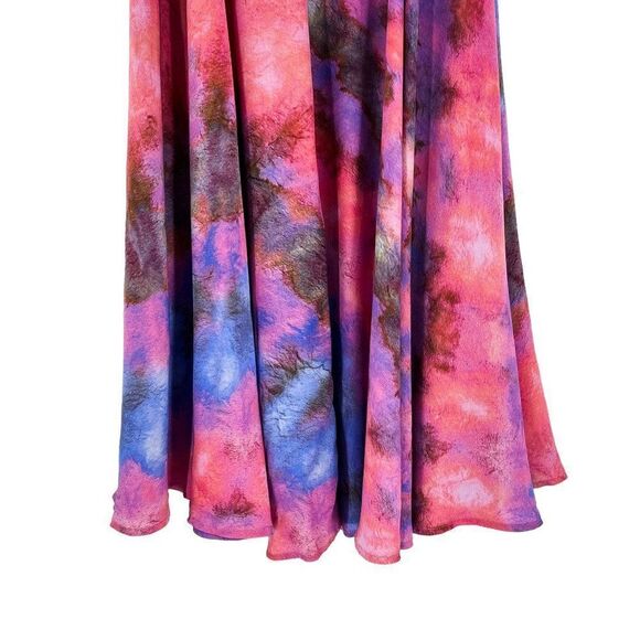 Anthropologie Bl^nk London Jodi Tie Dye A-Line High Waisted Midi Skirt - Picture 12 of 16